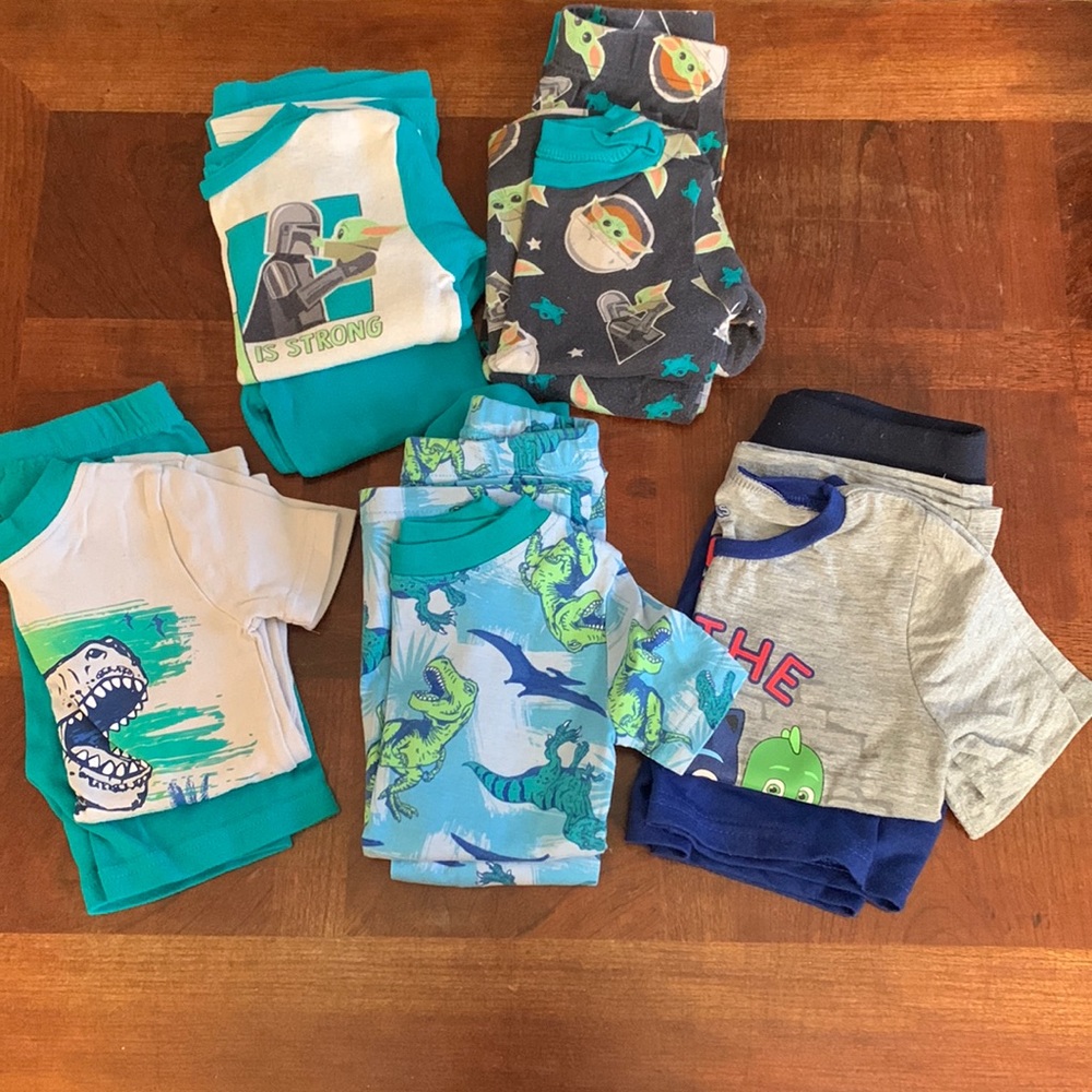 5 pairs pajama bundle 4T.